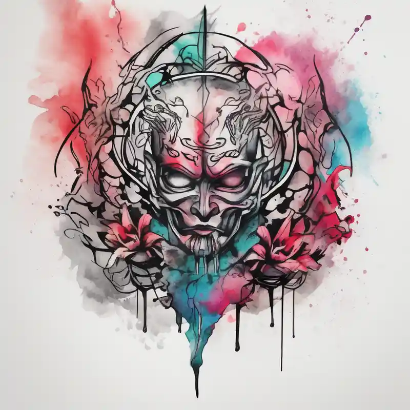 watercolor style Chest Tattoos for Men Tattoo Ideas in 2025 & free generation about Right chest tattoo Kaizen cute tattoo idea and Right chest tattoo Kaizen cute tattoo idea